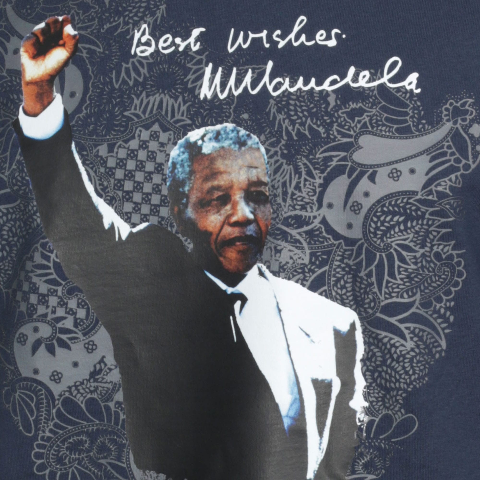 Freedom Day 100% Cotton Printed T-shirt Navy