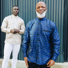 Paisley Leave - Light Brown Men's Jacquard Satin Luxury Formal Shirt