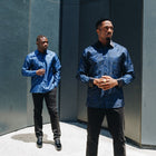 70% Silk Rich Heritage - Navy Long Sleeve Men's Shirt