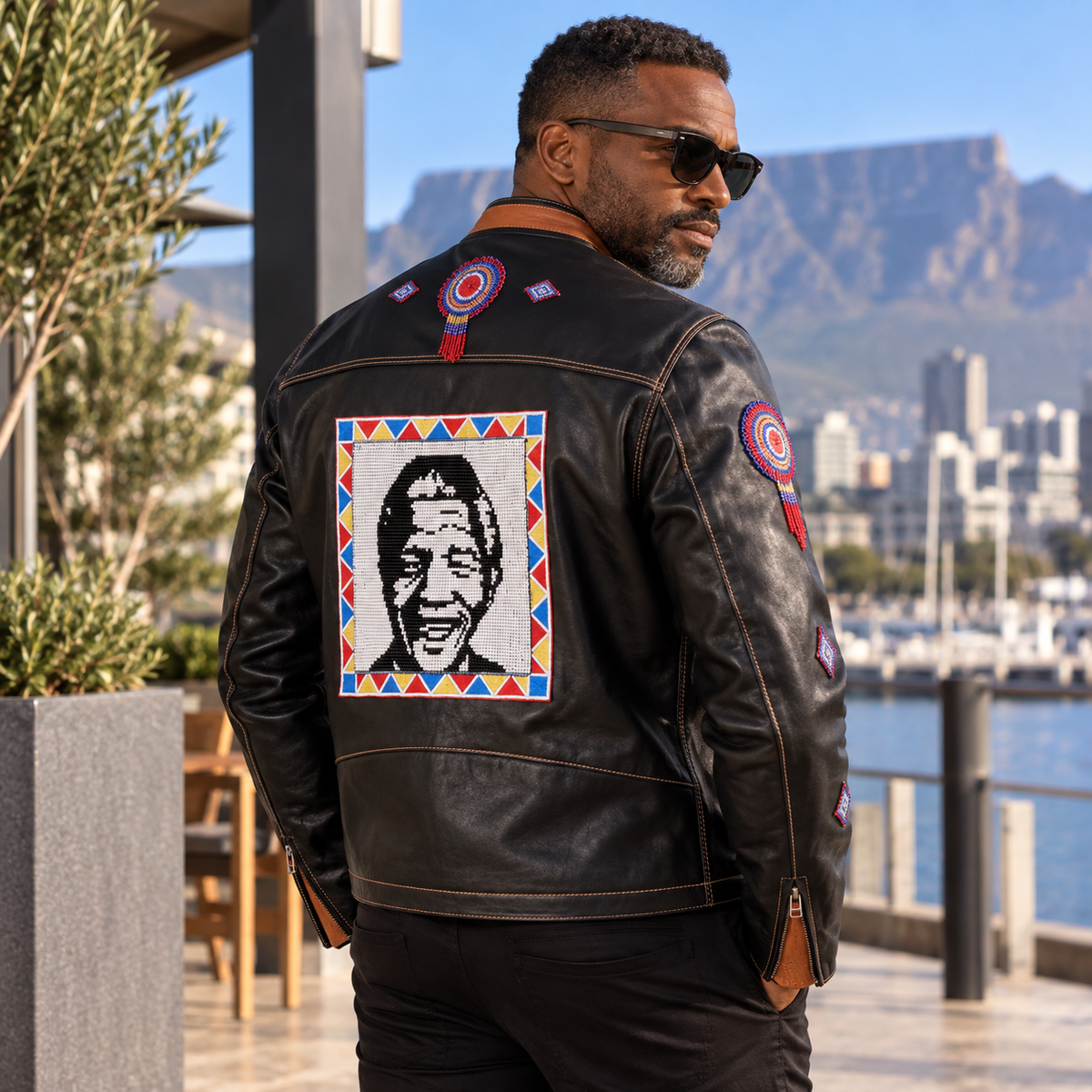 Presidential Black Men’s Leather Jacket – Premium Stylish Outerwear