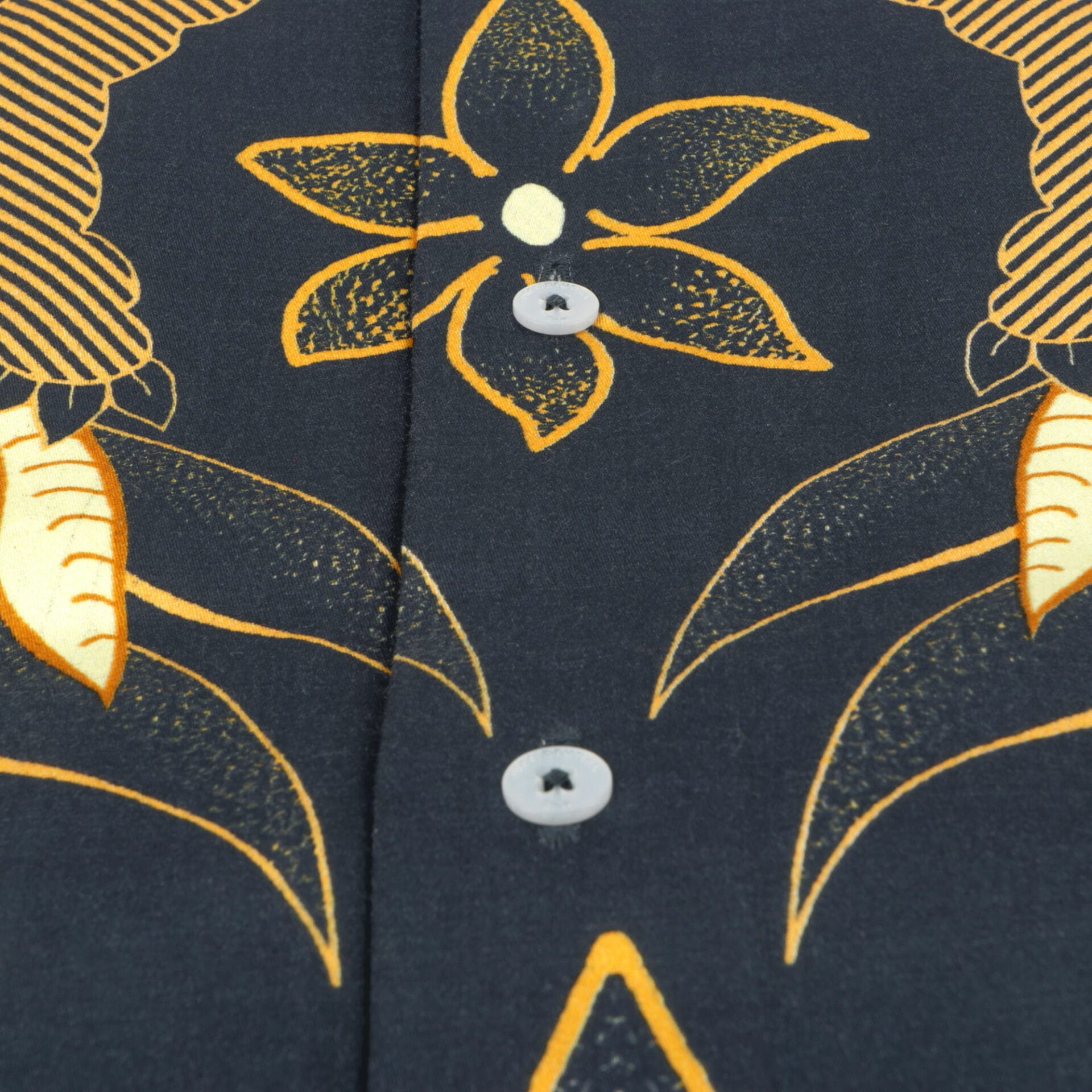 Madiba's Sun Men's Long Sleeve Printed Cotton Shirt