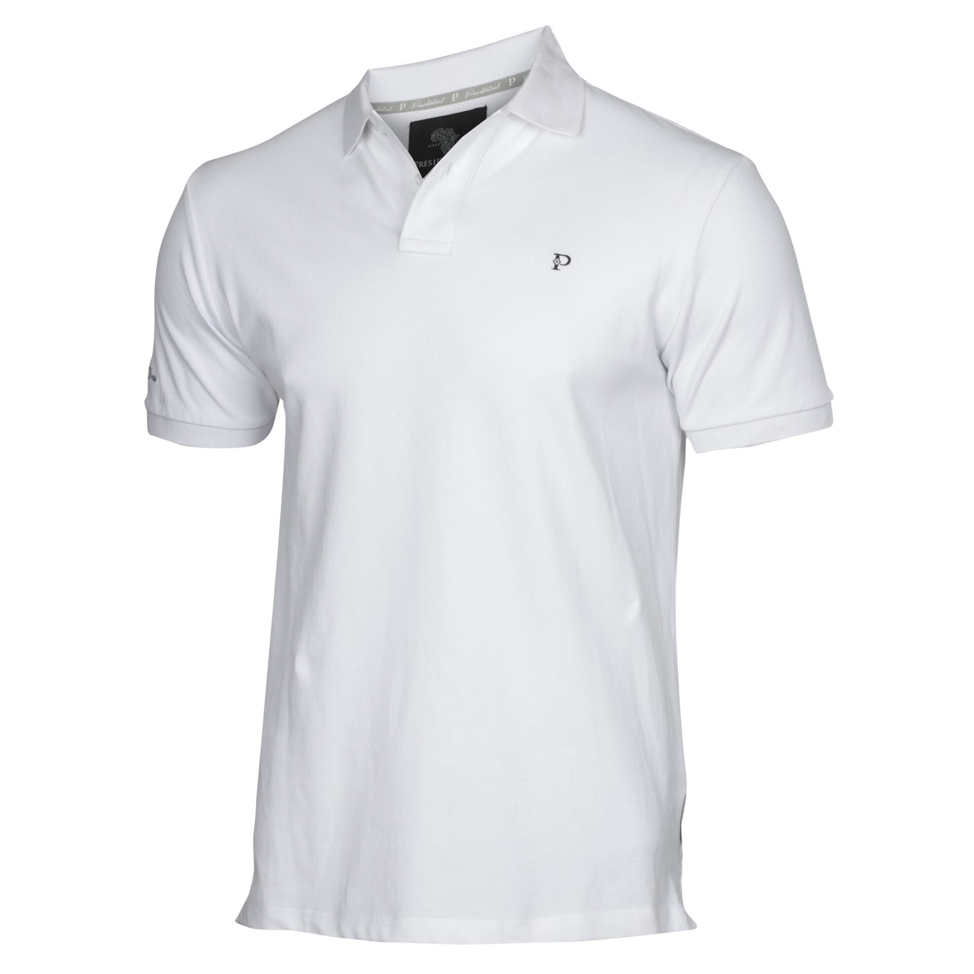 Cotton Golfer Polo Shirt Plain White