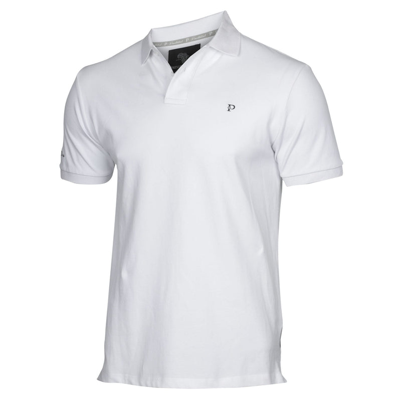 Cotton Golfer Polo Shirt Plain White