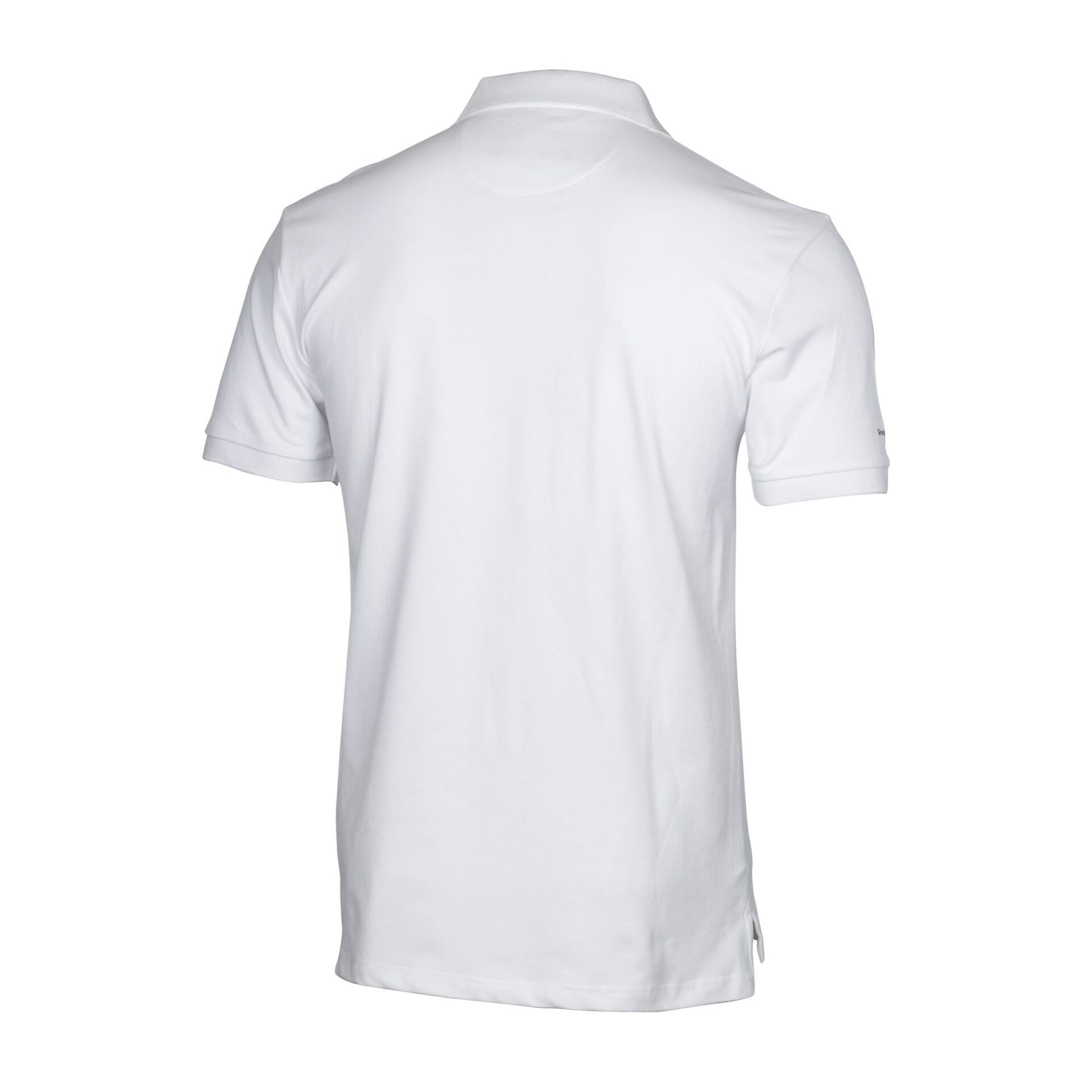 Cotton Golfer Polo Shirt Plain White