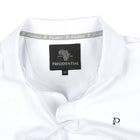 Cotton Golfer Polo Shirt Plain White