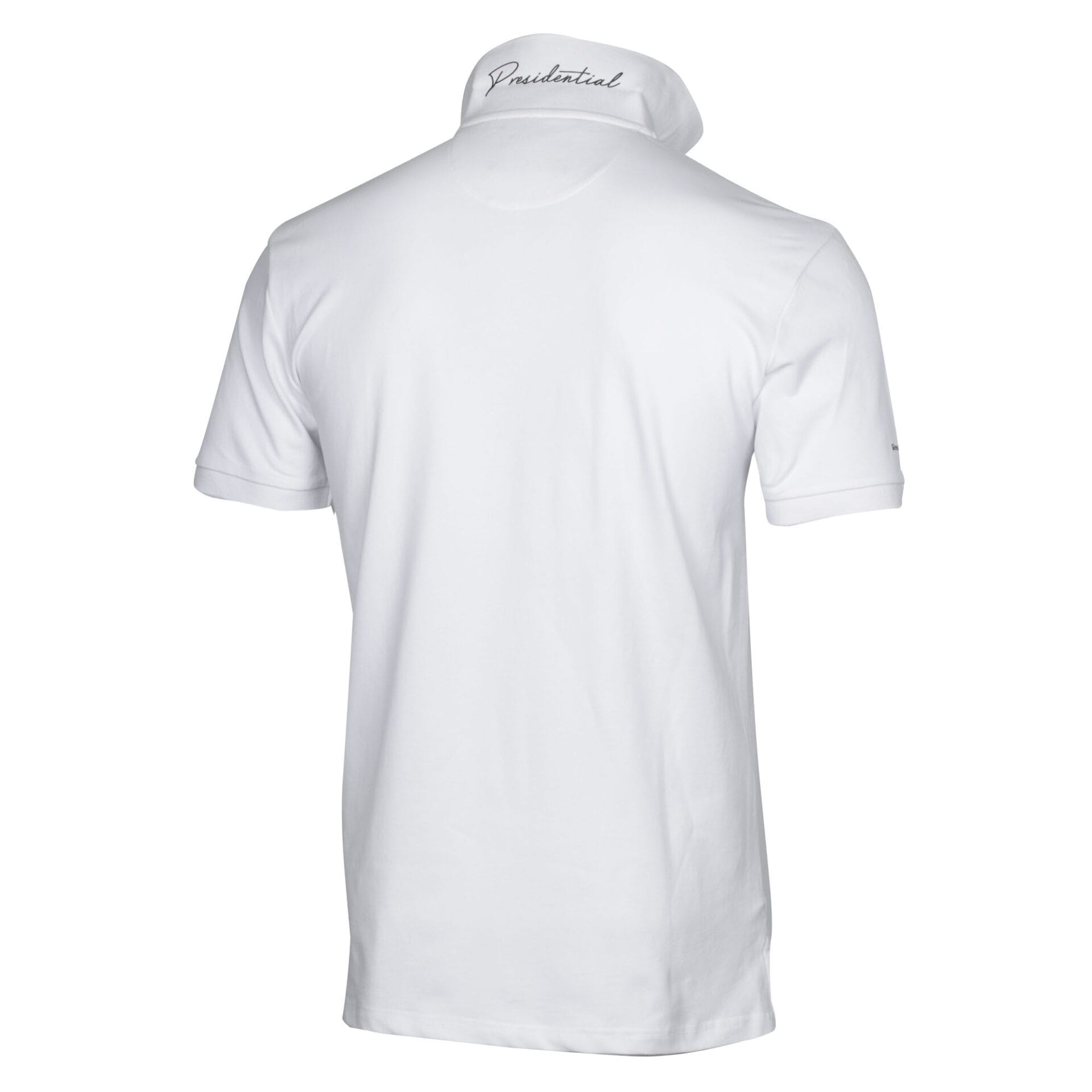 Cotton Golfer Polo Shirt Plain White
