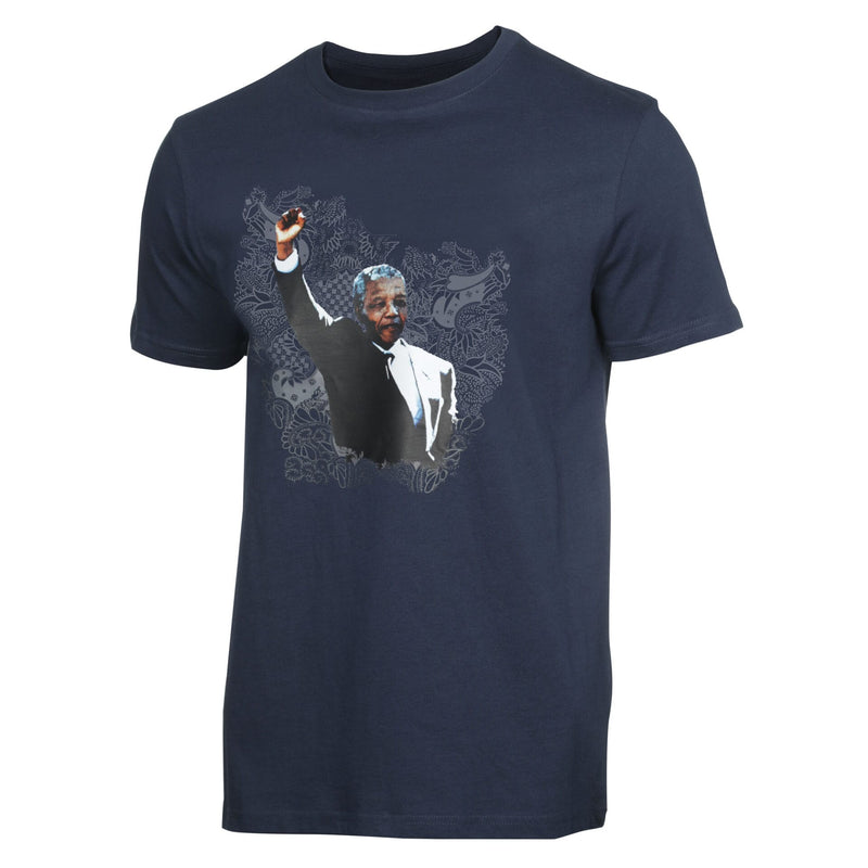 Freedom Day 100% Cotton Printed T-shirt Navy