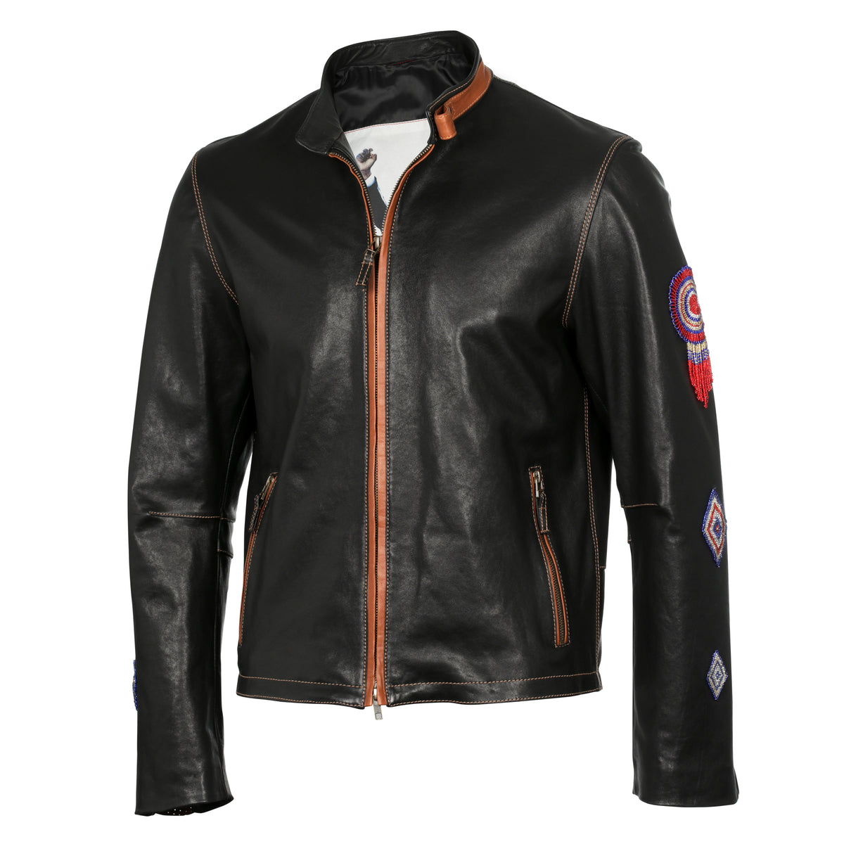 Presidential Black Men’s Leather Jacket – Premium Stylish Outerwear