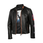 Presidential Black Men’s Leather Jacket – Premium Stylish Outerwear