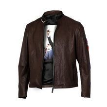 Presidential Brown Men’s Leather Jacket – Premium Stylish Outerwear