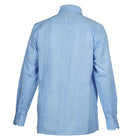 Blue Sky Long Sleeve Cuban Multi-Pocket Cotton Linen Shirt
