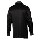 Madiba Original Black Diamante Iconic 100% Silk Shirt With Swirl Embroidery
