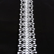 Classic Embroidered Rayon Black Long Sleeve Viscose Men's Shirt