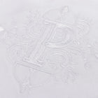 Classic Embroidered Rayon White Long Sleeve Viscose Men's Shirt