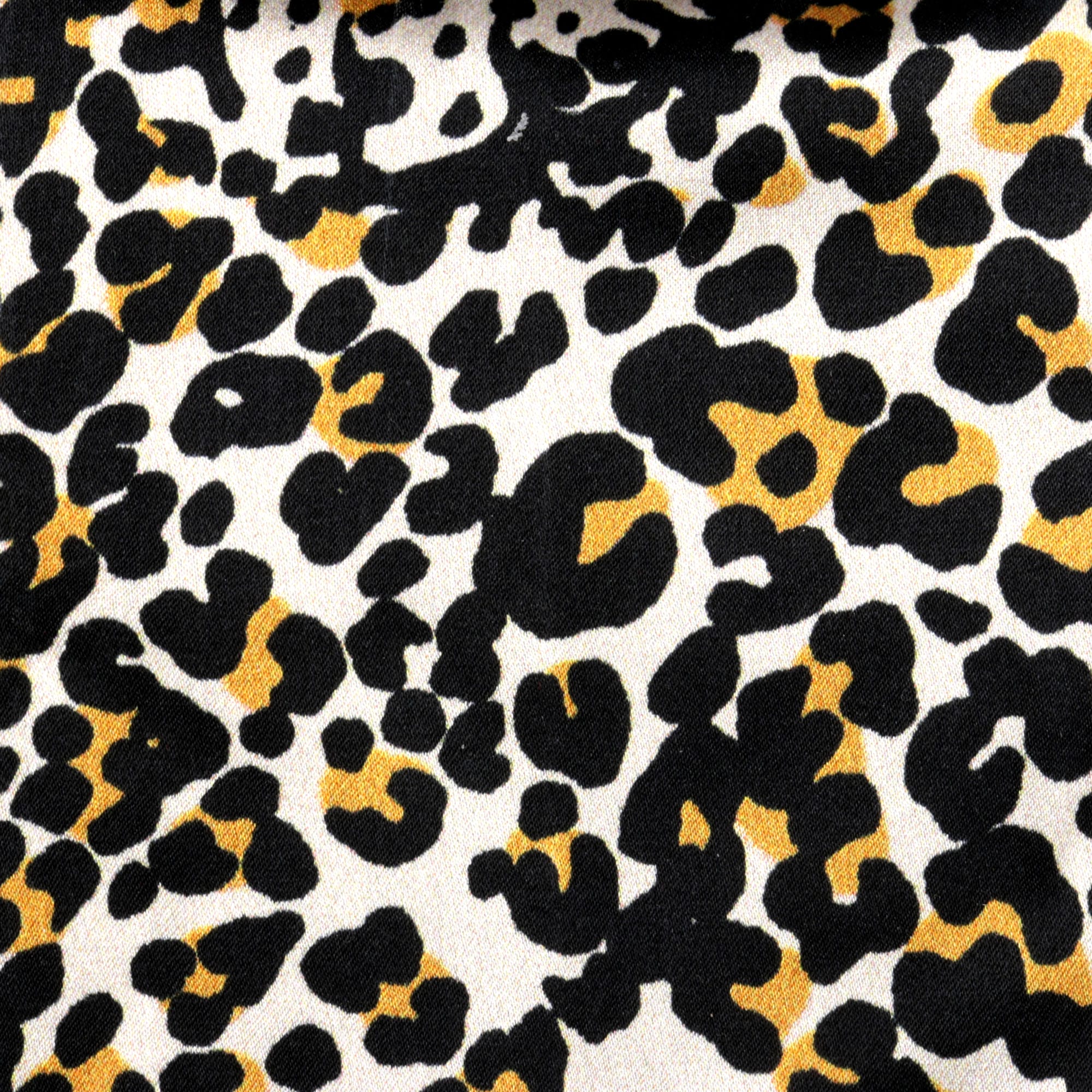 Madiba Original Leopard Face Iconic 100% Silk Shirt With Swarovski Buttons