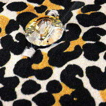 Madiba Original Leopard Face Iconic 100% Silk Shirt With Swarovski Buttons