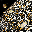 Madiba Original Leopard Face Iconic 100% Silk Shirt With Swarovski Buttons