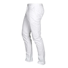Presidential Men's Cotton Slim Fit Chino Pants - White