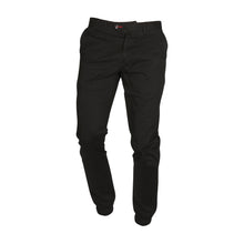 Presidential Men's Cotton Slim Fit Chino Pants - Black