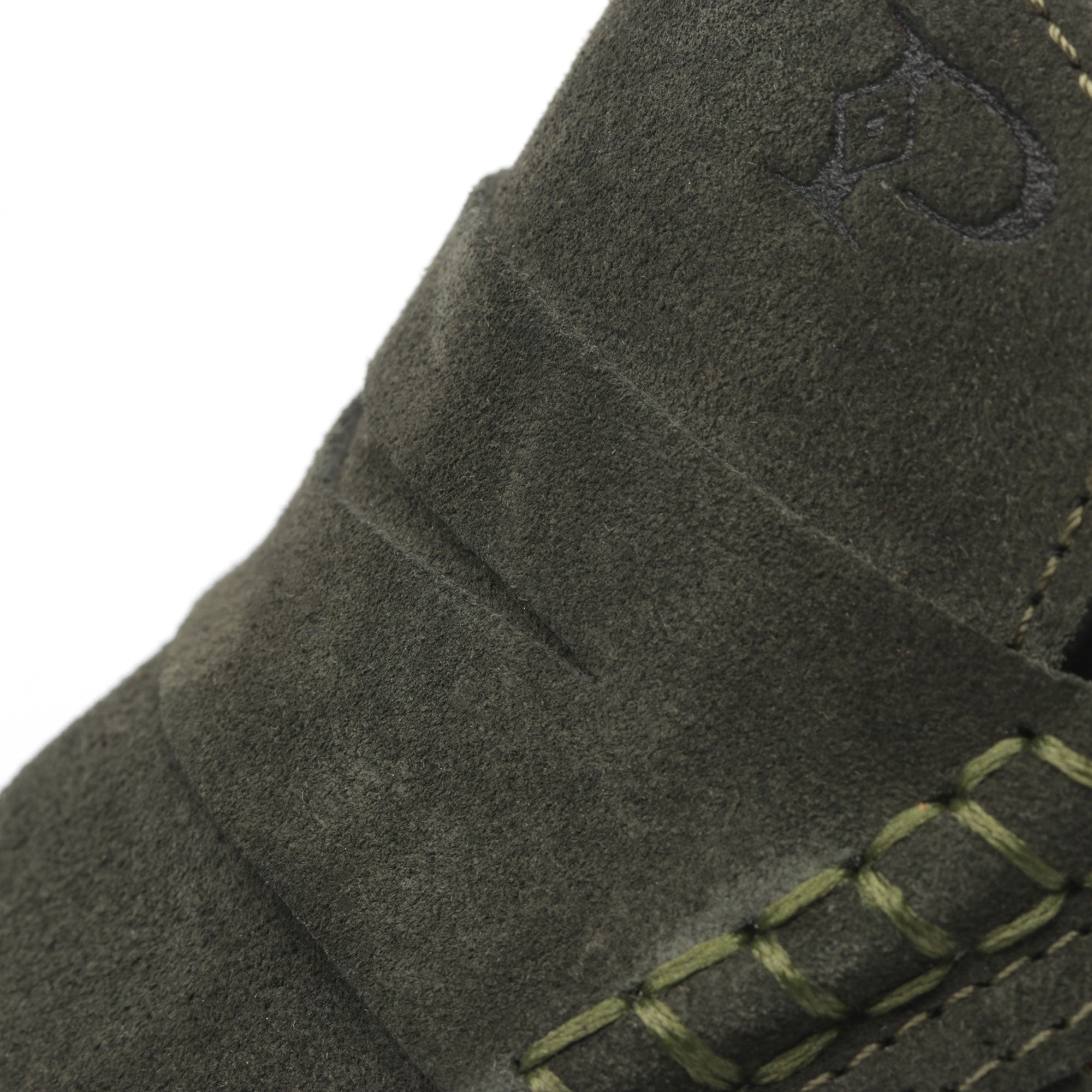 Men’s Olive Leather Sneakers – Loafer-Inspired Smart Casual Shoes