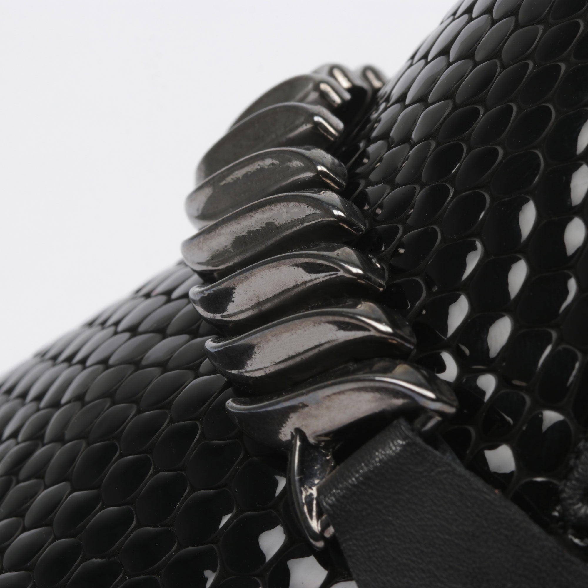 Classic Snake Black Men’s Leather Loafers – Elegant Formal Dress Shoes