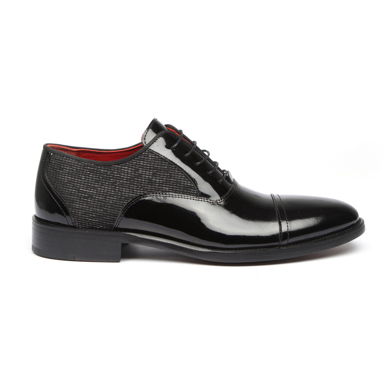Classic Derby Black Men’s Dress Shoes – Timeless Formal Leather Footwear