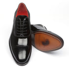 Classic Derby Black Men’s Dress Shoes – Timeless Formal Leather Footwear