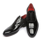 Classic Derby Black Men’s Dress Shoes – Timeless Formal Leather Footwear
