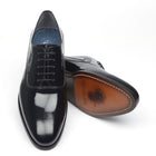 Classic Derby Navy Men’s Dress Shoes – Timeless Formal Leather Footwear