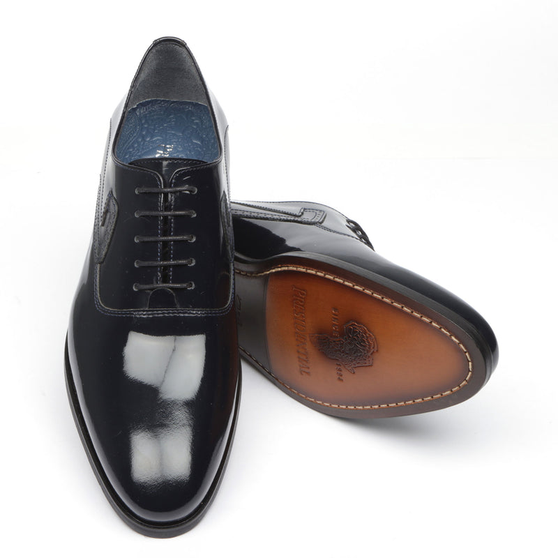 Classic Derby Navy Men’s Dress Shoes – Timeless Formal Leather Footwear