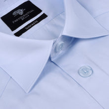 Light Blue Safari Multi-Pocket Pleated Epaulettes Long Sleeve Shirt