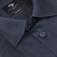 Navy Safari Multi-Pocket Pleated Epaulettes Long Sleeve Shirt