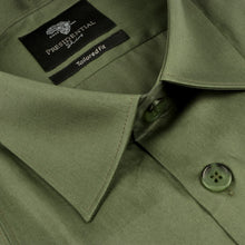 Olive Quest Multi-Pocket Pleated Long Sleeve Shirt