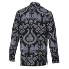 Blue Bird - Black Men's Long Sleeve Printed Cotton Shirt