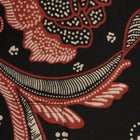 Mandela's Rose Black - Men's Long Sleeve Printed Cotton Shirt