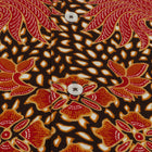 Autumn Leaves Brown - Men's Long Sleeve Printed Cotton Shirt