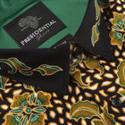 Autumn Leaves Green - Men's Long Sleeve Printed Cotton Shirt