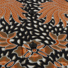 Autumn Leaves Black - Men's Long Sleeve Printed Cotton Shirt