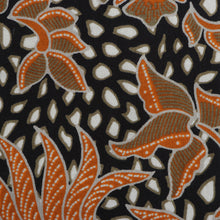 Autumn Leaves Black - Men's Long Sleeve Printed Cotton Shirt