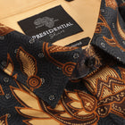 Royal Wing- Black Men's Long Sleeve Printed Cotton Shirt