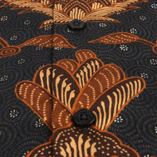 Royal Wing- Black Men's Long Sleeve Printed Cotton Shirt