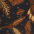 Royal Wing- Black Men's Long Sleeve Printed Cotton Shirt