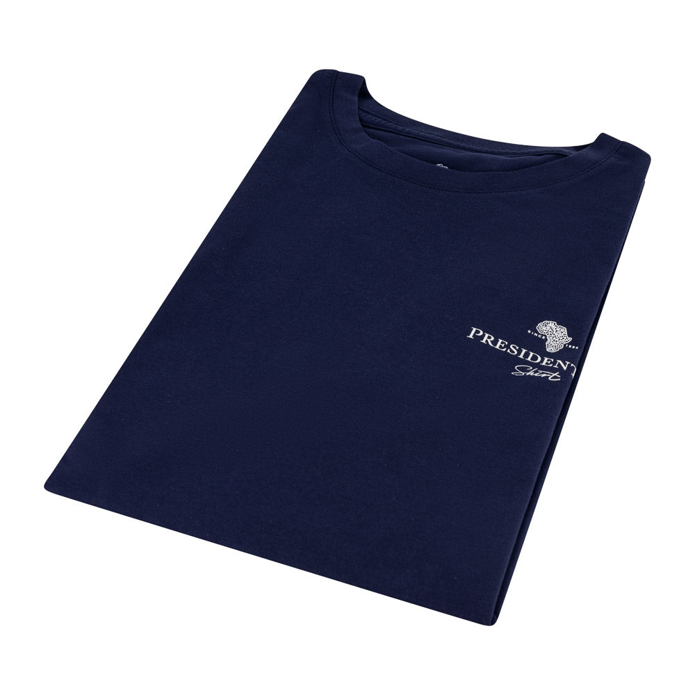 Africa P - Navy T-Shirt