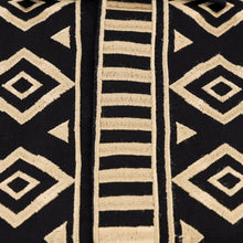African Diamond - Black Long Sleeve Cotton Linen Embroidered Men's Shirt
