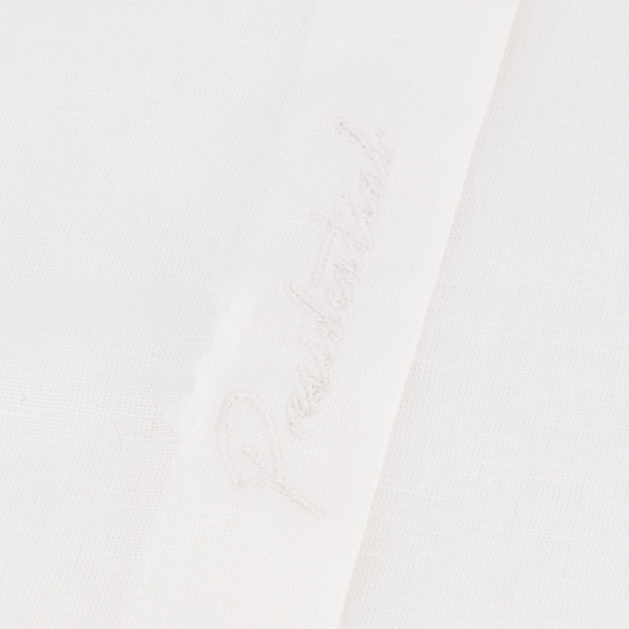 Presidential Style - White Gold Long Sleeve Cotton Linen Embroidered Men's Shirt