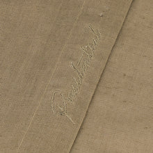 Presidential Style - Olive Long Sleeve Linen Cotton Embroidered Men's Shirt