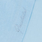 Presidential Style - Light Blue Long Sleeve Linen Cotton Embroidered Men's Shirt