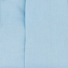 Presidential Style - Light Blue Long Sleeve Linen Cotton Embroidered Men's Shirt