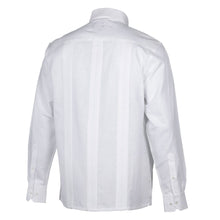 White Sky Long Sleeve Cuban Multi Pocket Cotton Linen Shirt