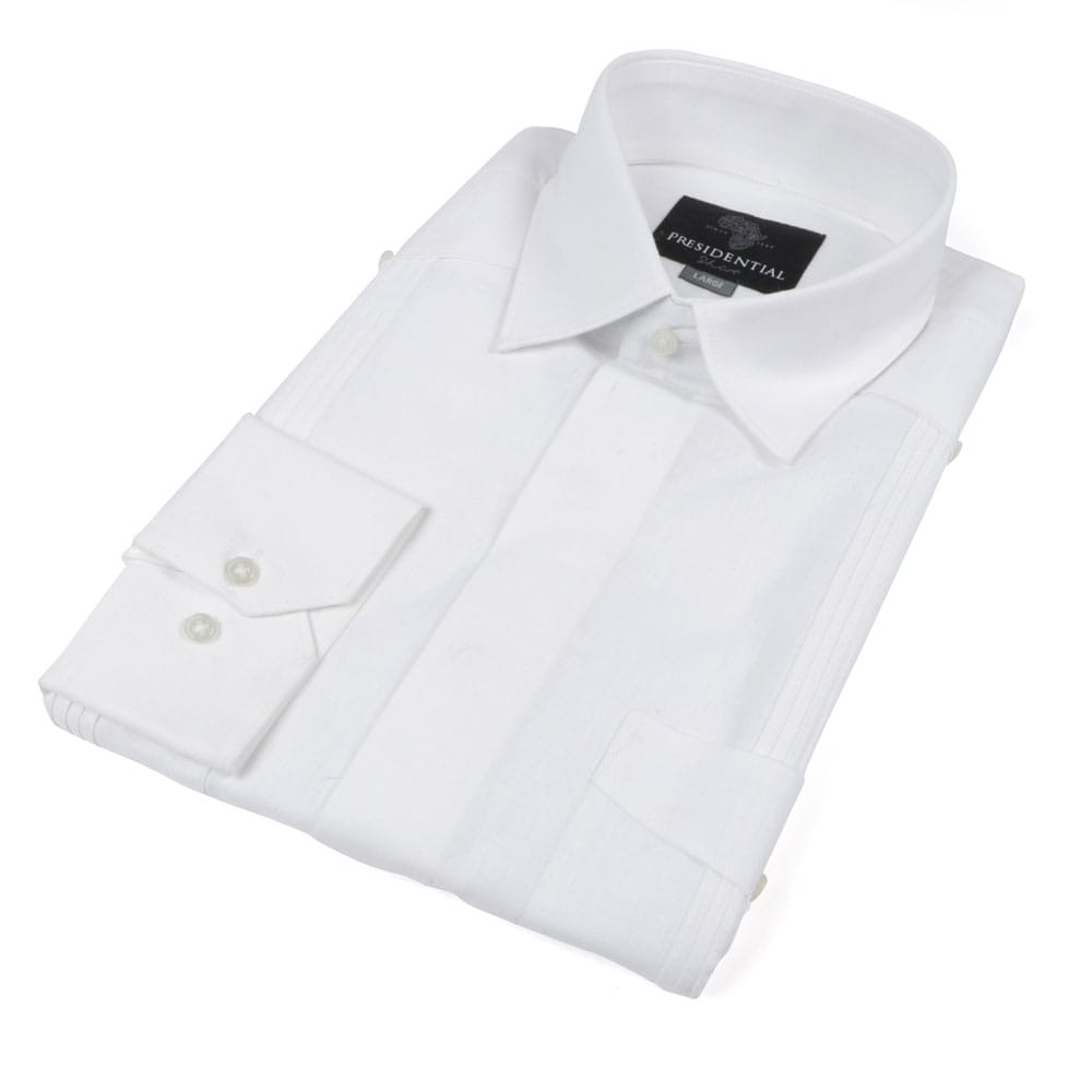 White Sky Long Sleeve Cuban Multi Pocket Cotton Linen Shirt